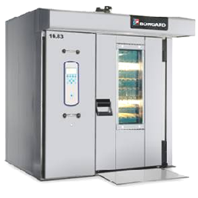 Forno a carrello rotativo a gas/gasolio 10.83 MG per laboratori industriali Esmach