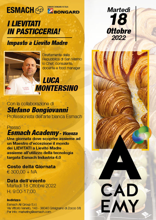 VICENZA – La Pasticceria e i Lievitati con Luca Montersino